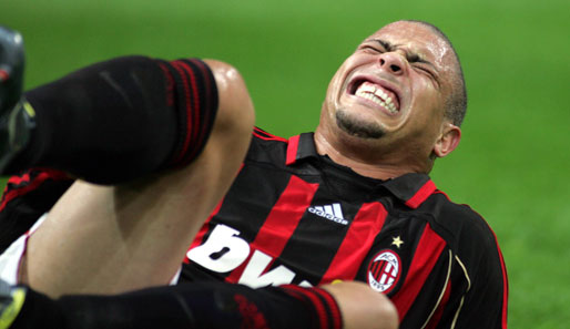 Ronaldo, Milan, Verletzung