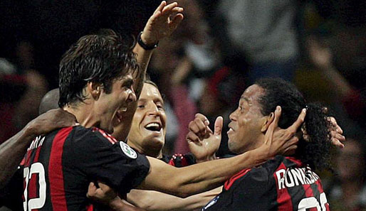 Fußball, Italien, Serie A, AC Mailand, Inter Mailand, Kaka, Ronaldinho