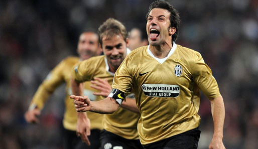 Will auch gegen Inter Mailand jubeln: Alessandro del Piero
