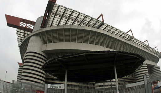 Das Giuseppe-Meazza-Stadion in Mailand gehört noch zu den neueren Stadien Italiens