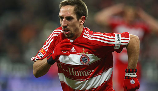 Franck Ribery spielt seit Sommer 2007 für den FC Bayern München