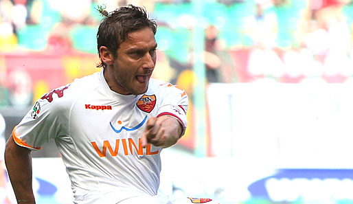In 419 Serie-A-Spielen für die Roma erzielte Francesco Totti 178 Treffer