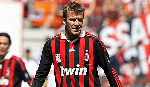 David Beckham macht Anfang des Jahres 18 Spiele für den AC Mailand