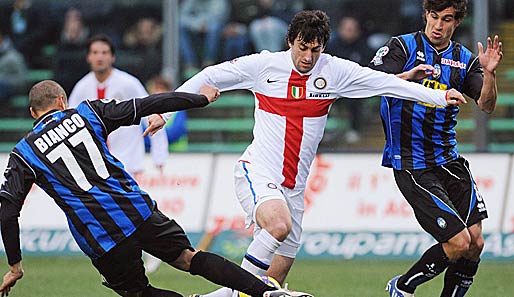 Traf zum 1:0 für Inter: Diego Milito (m.)