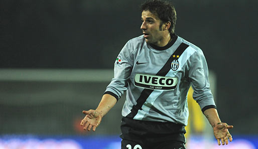 Alessandro Del Piero schoss Juve mit einem Doppelpack in die nächste Runde