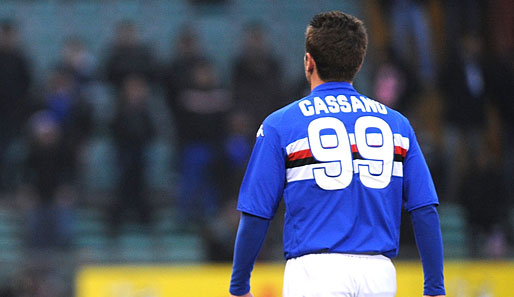 Antonio Cassano hatte bei Sampdoria zuletzt Ärger mit Trainer Luigi Delneri