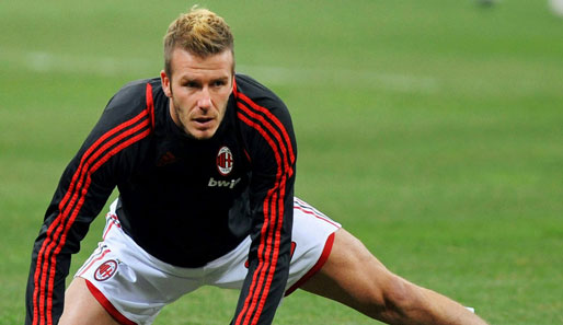 David Beckham will sich in Mailand für die WM 2010 empfehlen