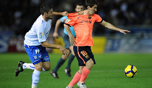 Lionel Messi war gegen Teneriffa kaum zu stoppen und erzielte drei Tore