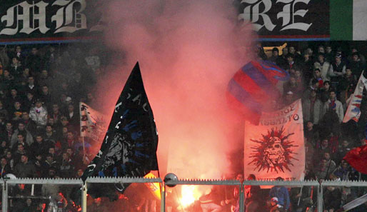 Im Spiel gegen Palermo kam es im Block der Catania-Fans zu Ausschreitungen