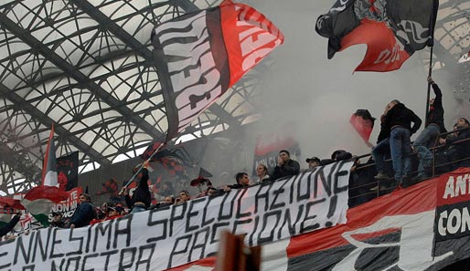 Anhänger des AC Mailand wurden nach Krawallen angezeigt