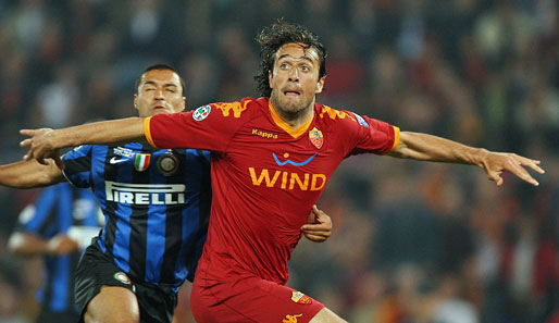 Luca Toni wechselte im Winter 2010 auf Leihbasis vom FC Bayern zum AS Rom