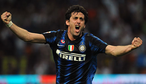 Diego Milito spielt seit 2009 für Inter Mailand