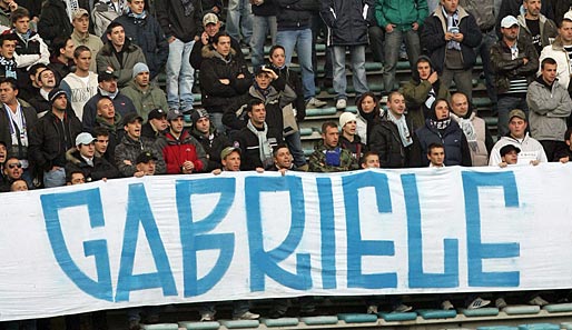 Lazio-Fans gedenken Gabriele Sandri