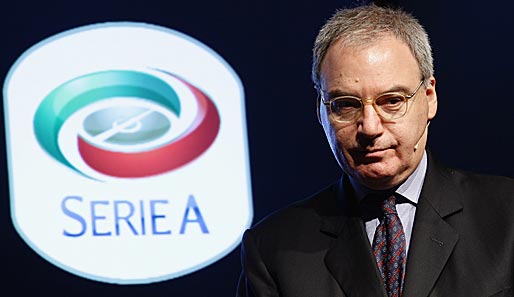 Der Präsident der Serie A Maurizio Beretta beharrt auf seiner Position