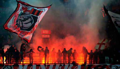 Der bekannte Hooligan Sandokan wird vorgeworfen, den Verein AC Milan erpresst zu haben