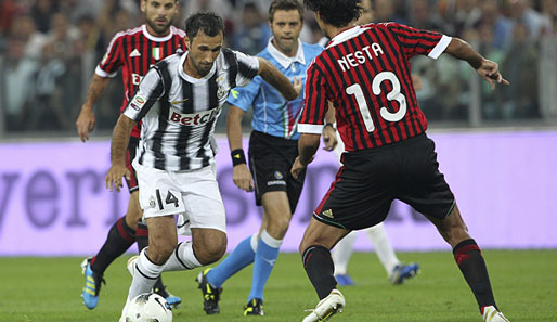 Juventus Turin und der AC Milan lieferten sich eine packende Partie