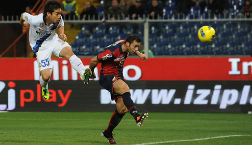 Yuto Nagatomo köpfte Inter Mailand zum Sieg beim FC Genua