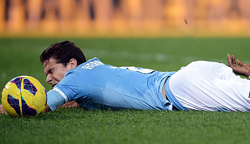 Bauchlandung von Anderson Hernanes: Gegen Bologna gab's lediglich ein 0:0