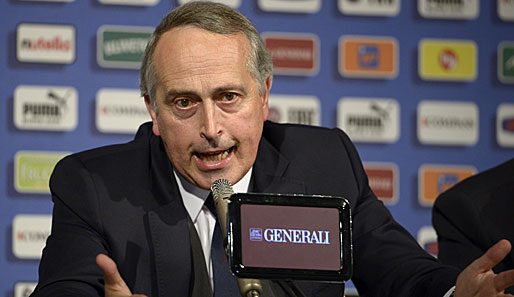 Giancarlo Abete bleibt bis 2017 Präsident des italienischen Fußball-Verbandes FIGC