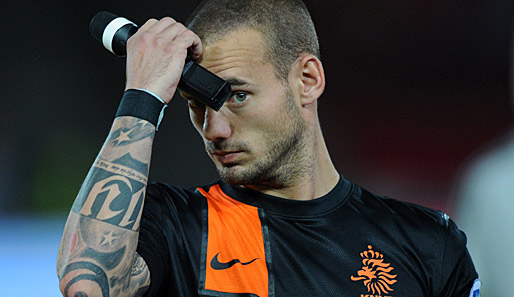 Wesley Sneijder könnte schon bald für Galatasary Istanbul gegen den FC Schalke 04 auflaufen
