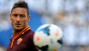 Der 36-jährige Francesco Totti ist beim AS Rom schon jetzt eine Legende