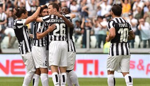 Dauerjubel: Juventus Turin spielte eine Saison der Superlative
