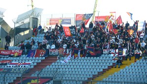 Leere Ränge wie hier in Udine sind in der Serie A Alltag