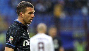 Lukas Podolski hadert seit seinem Wechsel nach Italien mit seiner Form
