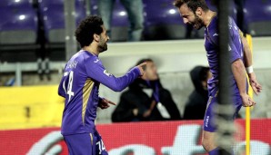 Mohamed Salah (l.) traf gegen Juventus doppelt