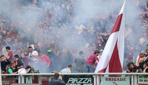 Im Turin-Derby kam es zu heftigen Ausschreitungen