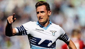 Miroslav Klose erzielte per Kopf das zweite Tor für Lazio