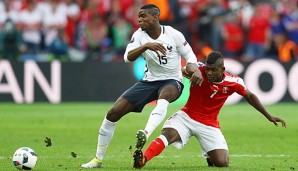 Paul Pogba sicherte sich mit Frankreich gegen die Schweiz den Gruppensieg