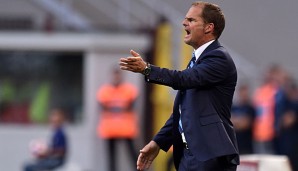 Frank de Boer hofft auf eine Rückkehr an die Spitze der Serie A