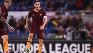 Francesco Totti wird in Empoli nicht mittwirken können