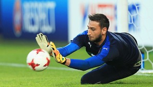 Gianluigi Donnarumma steht mit Italien im Halbfinale der U21-EM