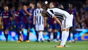 Juventus Turin hat den Auftakt in die Champions League Gruppenphase in Barcelona gründlich in den Sand gesetzt