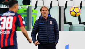 Davide Nicola trainierte seit 2016 den FC Crotone, der sich vergeblich um einen Verbleib bemüht hat