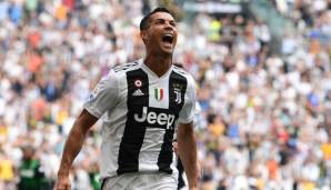 Cristiano bejubelt sein erstes Tor im Trikot von Juventus.