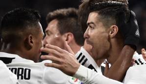 Cristiano Ronaldo erzielte den ersten Treffer beim Juve-Sieg gegen Ferrara