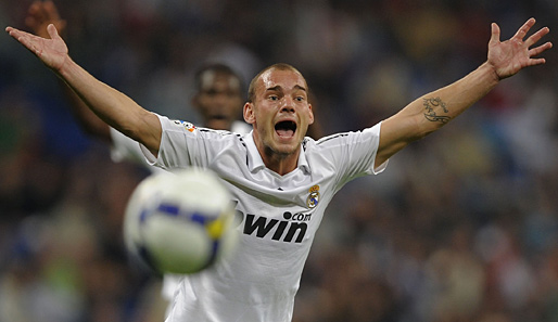 Wesley Sneijder wechselte 2007 von Ajax Amsterdam zu Real Madrid