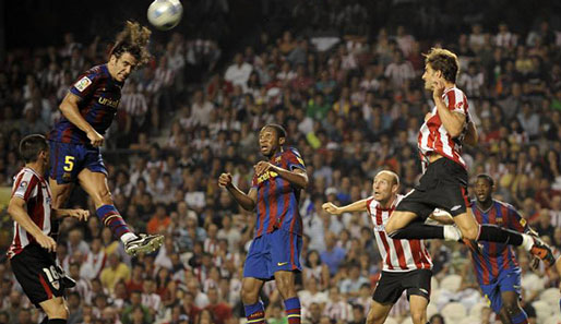 Aktuell ist Athletic Bilbao Spaniens Meister FC Barcelona auf den Fersen