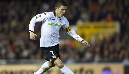 Gegen den FC Villarreal gelang Valencias Stürmer David Villa der dritte Doppelpack der Saison