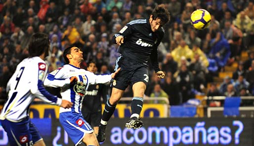 Esteban Granero erzielte das 1:0 für Real Madrid gegen Deportivo La Coruna