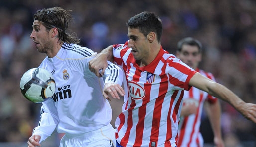 Das Hinspiel konnten Sergio Ramos (l.) und Real Madrid knapp mit 3:2 für sich entscheiden