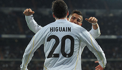 Die Helden von Madrid: Higuain und Ronaldo besorgten die Real-Tore gegen Valencia