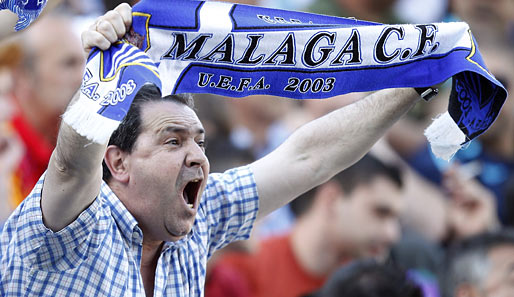 Malaga beendete die Saison 2009/10 auf dem 17. Tabellen-Platz