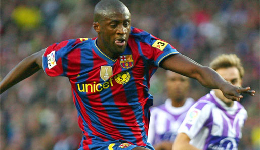 Yaya Toure spielt seit dem Jahr 2007 für den FC Barcelona