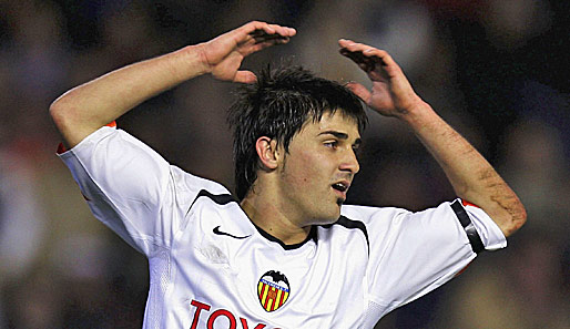 In der vergangenen Saison erzielte David Villa für Valencia 21 Tore in der Primera Division
