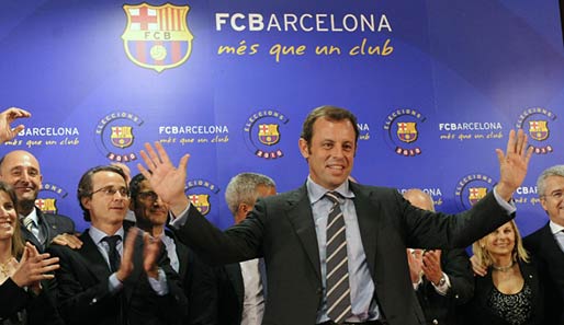 Sandro Rosell wurde am 13. Juni 2010 zum Präsident des FC Barcelona gewählt