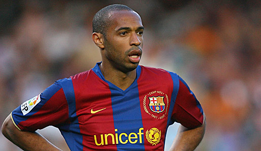 Thierry Henry bestritt in der Primera Division 80 Spiele für Barcelona und traf 35 Mal